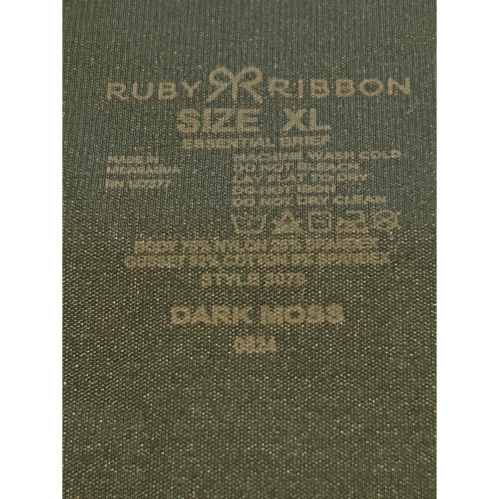 Ruby Ribbon Essential Brief Panty Dark Moss Women's XL NWT - Picture 4 of 4